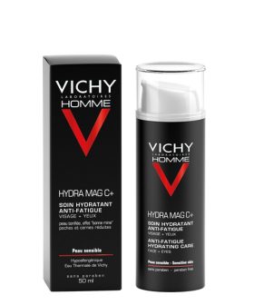 VICHY HOMME HYDRA MAG C + - SOIN HYDRATANT ANTI-FATIGUE VISAGE + YEUX 50 ML <span class="format-sus"><b>Format :</b> 50 ml</span>