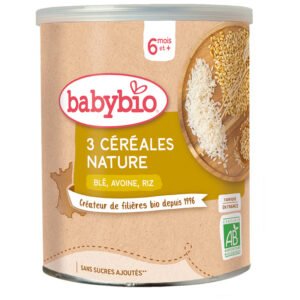 BABYBIO 3 CEREALES NATURE BLE AVOINE RIZ