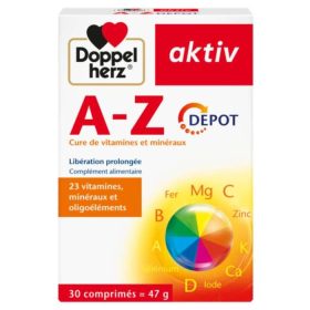 DOPPELHERZ A-Z depot<span class="format-sus"><b>Format :</b>30 capsules</span>