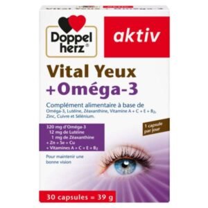 DOPPELHERZ vital yeux + omega 3