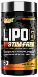 NUTREX LIPO6 STIM-FREE 60 CAPS