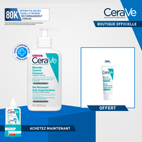 CeraVe Gel Moussant Anti-Imperfections 236 ml + Cadeau offert<span class="format-sus"><b>Format :</b>236 ml</span>