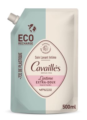 ROGE CAVAILLES ECO-RECHARGE SOIN NATUREL TOILETTE INTIME EXTRA-DOUX <span class="format-sus"><b>Format :</b> 500 ml</span>