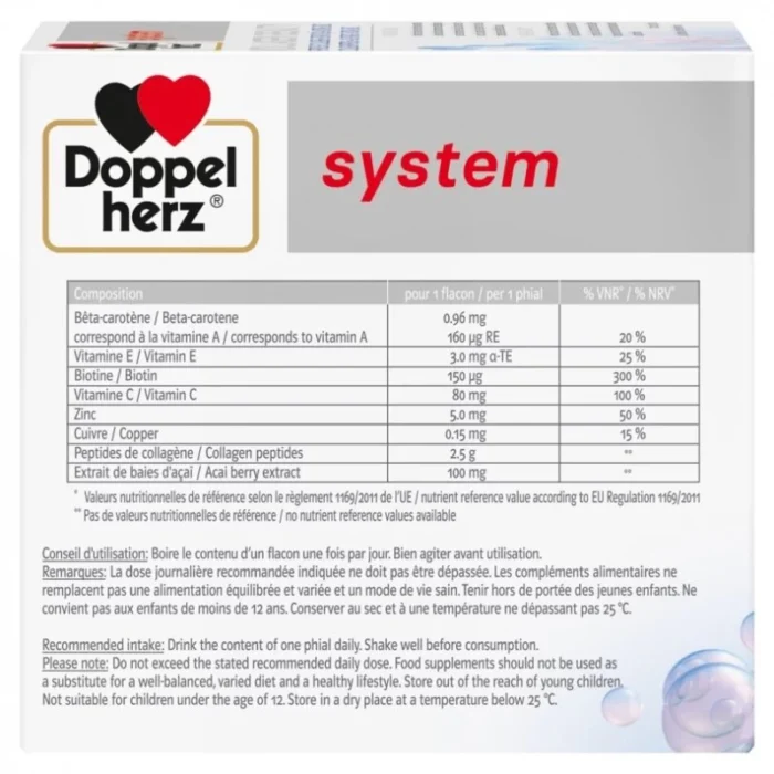 Doppelherz Kollagen Beauty – 30 Monodoses | LABELPARA.MA