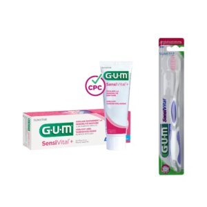 Gum Dentifrice sensivital + brosse a dent 509