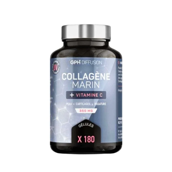GPH COLLAGENE MARIN + VITAMINE C 350 MG 180 GELULES GPH COLLAGENE MARIN + VITAMINE C 350 MG 180 GELULES