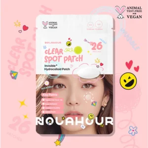 NOLAHOUR CLEAR SPOT PATCH INVISIBLE + HYDROCOLLOID PATCH 26 PATCHES