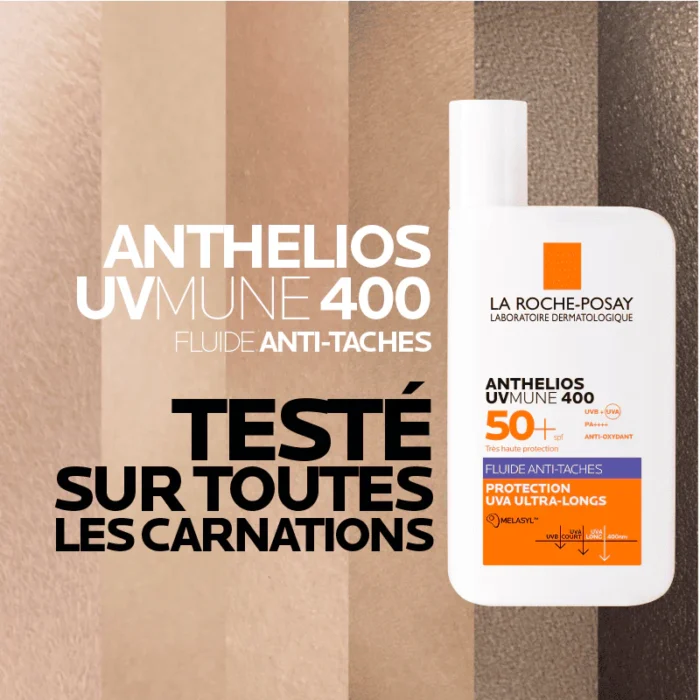 La Roche Posay Anthelios UVMUNE 400 Fluide Anti-taches SPF 50+ LABELPARA.MA 2