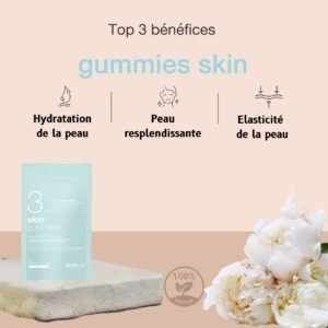 SSWLAB - 3 Skin Gummies 105g 42 Gummies Goût Fruits Rouges