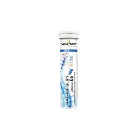 SOLUFORM MAGNÉSIUM + VITAMINE B6 TUBE 20 COMPRIMÉS EFFERVESCENTS - SANS SUCRE<span class="format-sus"><b>Format :</b>20 COMPRIMÉS</span>
