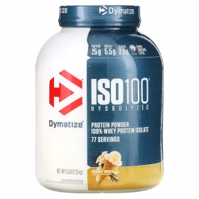 DYMATIZE ISO 100 GOURMET Vanille 2.3 KG <span class="format-sus"><b>Format :</b> 2.3 KG</span>