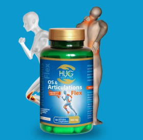 Hug your life Os & Articulation flex - 60 gélules<span class="format-sus"><b>Format :</b>60 gélules</span>