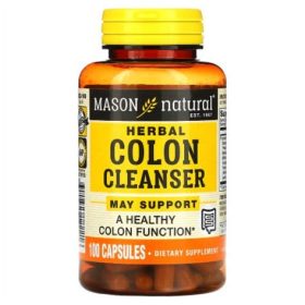 Mason Natural Colon Herbal Cleanser<span class="format-sus"><b>Format :</b>100 capsules</span>