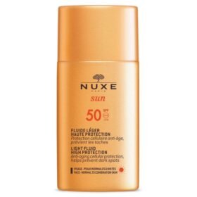 NUXE SUN FLUIDE LEGER HAUTE PROTECTION SPF50+ 50ML<span class="format-sus"><b>Format :</b>50 ml</span>