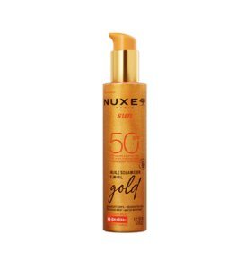 NUXE SUN Huile Solaire Or Haute Protection SPF50 150ML