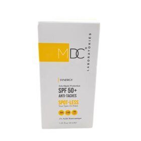 MDC SYNERGY ECRAN SOLAIRE SPF 50 SPOTLESS TOUS TYPES DE PEAUX 50 ML<span class="format-sus"><b>Format :</b>50 ml</span>