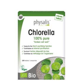 Physalis Chlorella 100% Pure Bio 200 Comprimés<span class="format-sus"><b>Format :</b>200 comprimés</span>