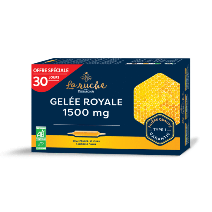 DIETAROMA GELEE ROYALE BIO 1500MG 30 ampoules