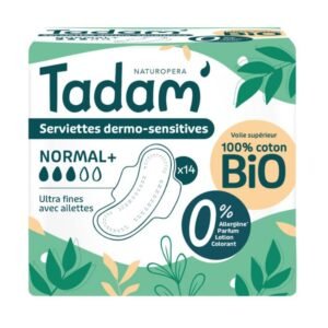 TADAM SERVIETTES ULTRA FINES AVEC AILETTES NORMAL+ x14