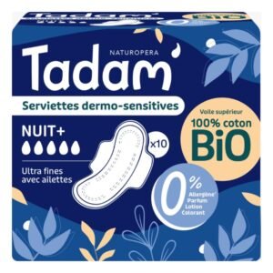 TADAM SERVIETTES ULTRA NUIT+ 10 UNITES
