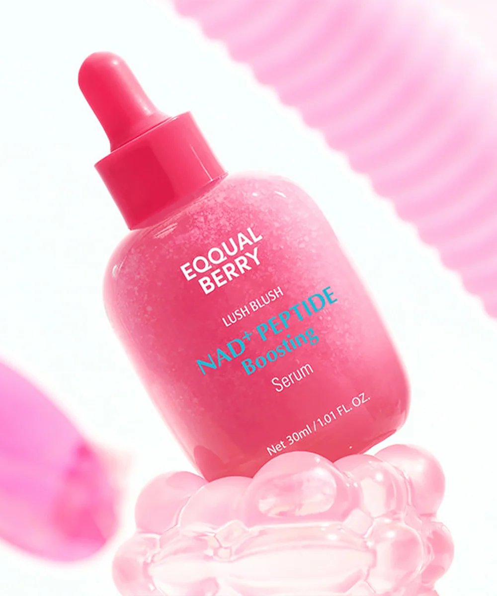 EQQUAL BERRY Lush Blush NAD+ Peptide Boosting Serum